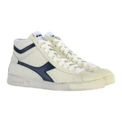 Basket à Lacets Cuir Diadora Game L High Waxed - Femme -Chaussures Boutique basket a lacets cuir diadora game l high waxed femme 2