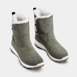 Quechua Bottes De Neige Chaudes Imperméables De Randonnée - SH500 Cuir- Femme -Chaussures Boutique bottes de neige chaudes impermeables de randonnee sh500 cuir femme 4