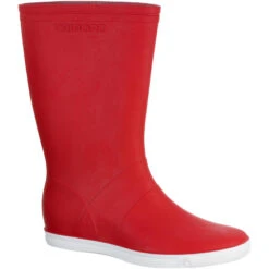 Tribord Bottes De Pluie Adulte SAILING 100 Rouge