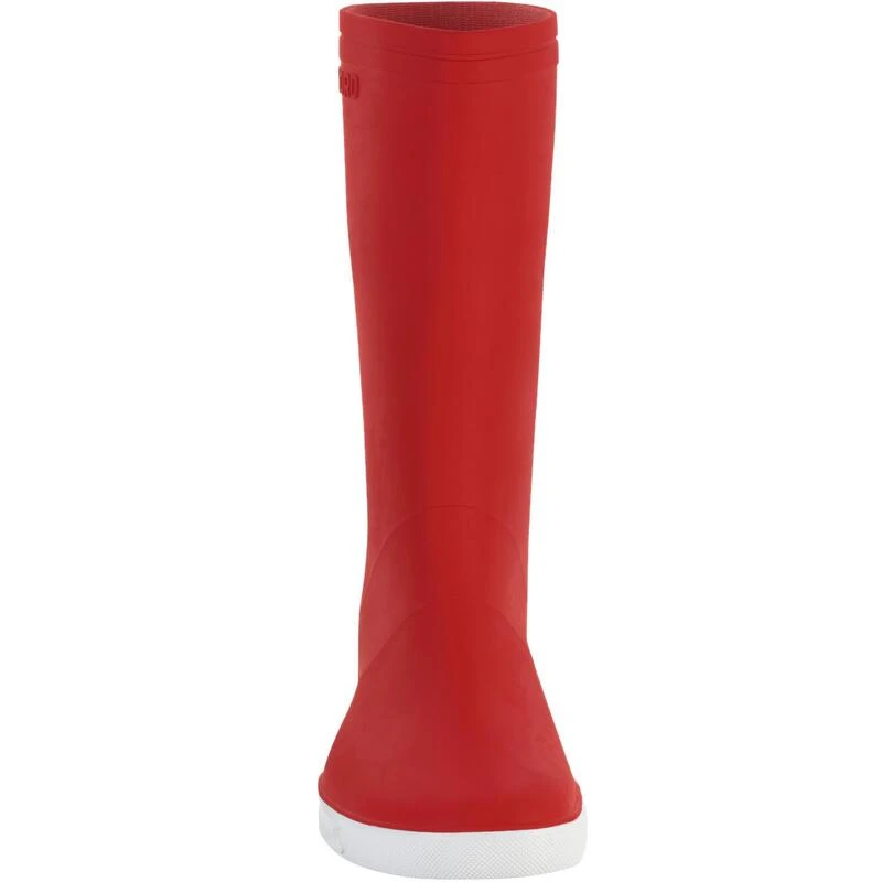 Tribord Bottes De Pluie Adulte SAILING 100 Rouge 7 Tribord Bottes De Pluie Adulte SAILING 100 Rouge – Image 5