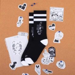 Chaussettes American Socks Ouch! - Mid High -Chaussures Boutique chaussettes american socks ouch mid high 6