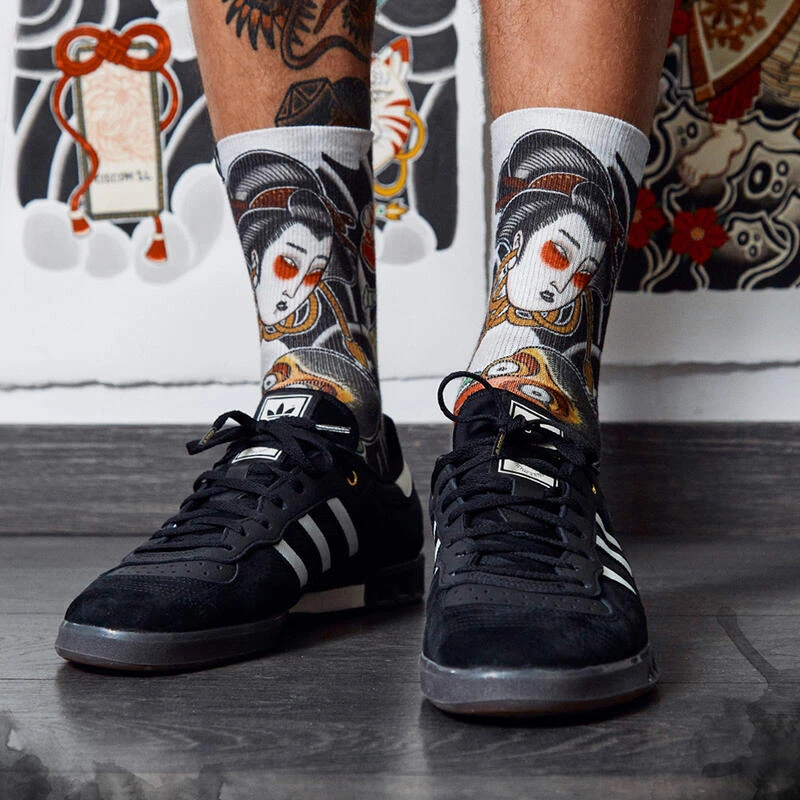 Chaussettes De Course Avec Tissu Coolmax Unisex Nohmen, Sublimé Multicolore 4 Chaussettes De Course Avec Tissu Coolmax Unisex Nohmen, Sublimé Multicolore – Image 2