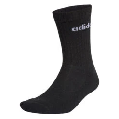 CHAUSSETTES DE SPORT HAUTES ADIDAS NOIR LOT DE 3 -Chaussures Boutique chaussettes de sport hautes adidas noir lot de 3 2