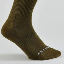 CHAUSSETTES DE TENNIS HAUTES ARTENGO RS 300 KAKI NOIR MOTIFS LOT DE 4 -Chaussures Boutique chaussettes de tennis hautes artengo rs 300 kaki noir motifs lot de 4 6