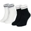 Chaussettes Douillettes | Femme | 2 Paires | Taille Unique | Noir/Blanc -Chaussures Boutique chaussettes douillettes femme 2 paires taille unique noirblanc