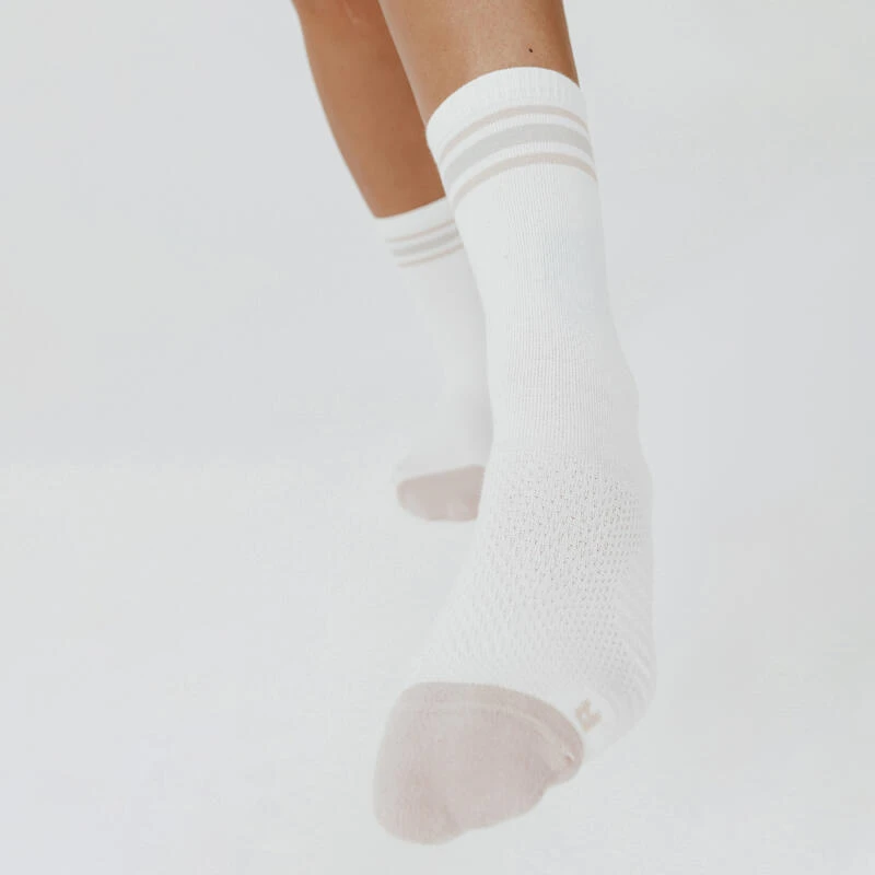 Chaussettes Hautes Bleu Beige - Lot De 2 Paires 4 Chaussettes Hautes Bleu Beige - Lot De 2 Paires – Image 2