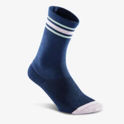 Chaussettes Hautes Bleu Beige - Lot De 2 Paires 15 Chaussettes Hautes Bleu Beige - Lot De 2 Paires -Chaussures Boutique chaussettes hautes bleu beige lot de 2 paires 4