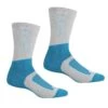 Regatta Chaussettes Pour Bottes SAMARIS SEASON Femme (Gris Clair / Bleu Vif) -Chaussures Boutique chaussettes pour bottes samaris season femme gris clair bleu vif