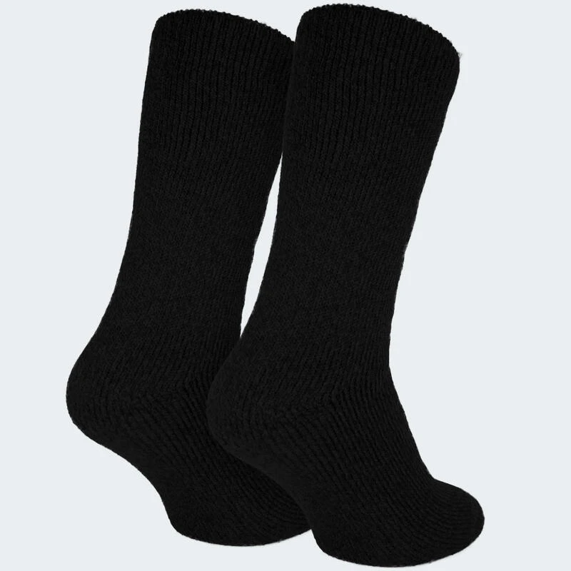 Chaussettes Thermiques 'fleecy' | Femme | Taille Unique | Noir 7 Chaussettes Thermiques 'fleecy' | Femme | Taille Unique | Noir – Image 5