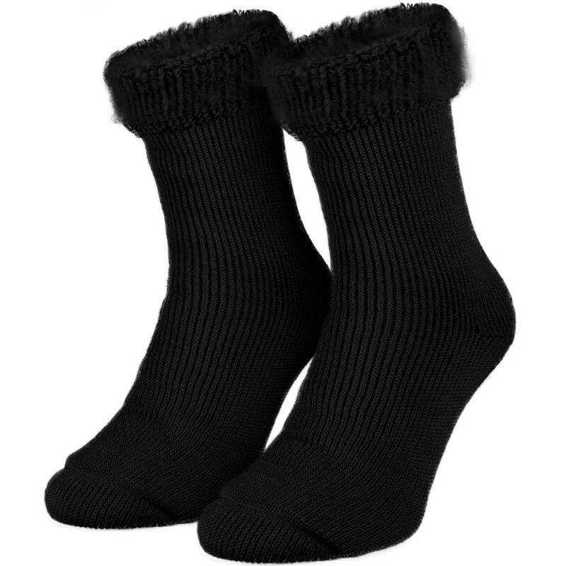 Chaussettes Thermiques 'fleecy' | Femme | Taille Unique | Noir 3 Chaussettes Thermiques 'fleecy' | Femme | Taille Unique | Noir