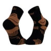 BV Sport Chaussettes TREK GR MID "LYOCELL" Noir/Marron -Chaussures Boutique chaussettes trek gr mid lyocell noirmarron