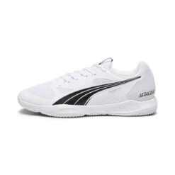 Chaussures De Handball Attacourt PUMA White Black Concrete Gray -Chaussures Boutique chaussures de handball attacourt puma white black concrete gray 4