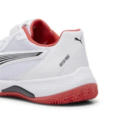 Chaussures De Padel NOVA Court PUMA White Black Active Red -Chaussures Boutique chaussures de padel nova court puma white black active red 3