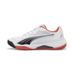 Chaussures De Padel NOVA Court PUMA White Black Active Red -Chaussures Boutique chaussures de padel nova court puma white black active red 4