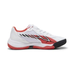 Chaussures De Padel NOVA Court PUMA White Black Active Red -Chaussures Boutique chaussures de padel nova court puma white black active red 6