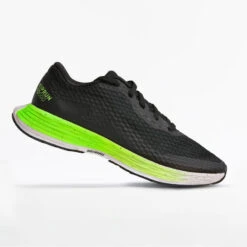 CHAUSSURES DE RUNNING HOMME DYNAMIQUE KIPRUN KD500 NOIR VERT