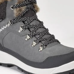 Quechua Chaussures En Cuir Chaudes Imperméables De Randonnée Neige - SH900 Mid - Femme -Chaussures Boutique chaussures en cuir chaudes impermeables de randonnee neige sh900 mid femme 4