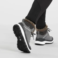 Quechua Chaussures En Cuir Chaudes Imperméables De Randonnée Neige - SH900 Mid - Femme -Chaussures Boutique chaussures en cuir chaudes impermeables de randonnee neige sh900 mid femme 5