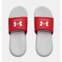CLAQUETTES UNDER ARMOUR ROUGE -Chaussures Boutique claquettes under armour rouge 2