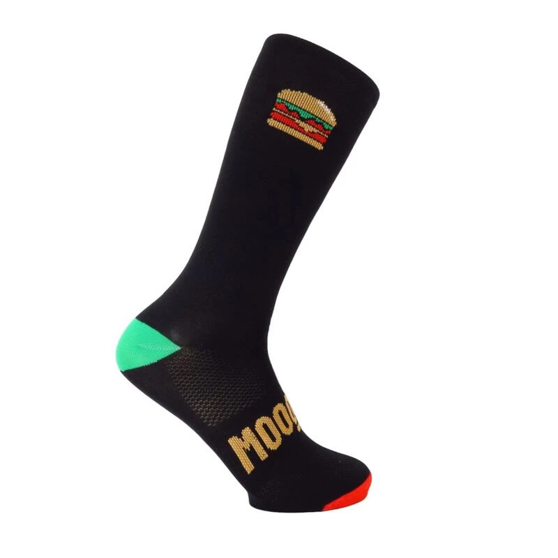 Ham Pro Mooquer Chaussettes De Cyclisme Unisexe D'été Noir 4 Ham Pro Mooquer Chaussettes De Cyclisme Unisexe D'été Noir – Image 2