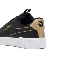 Sneakers Carina 2.0 Pop Up Metallics Femme PUMA Black Gold White -Chaussures Boutique sneakers carina 20 pop up metallics femme puma black gold white 3