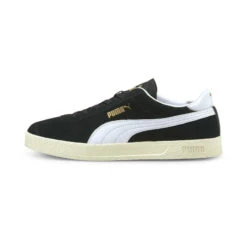 Sneakers Club PUMA Black White Team Gold Ivory Glow Beige -Chaussures Boutique sneakers club puma black white team gold ivory glow beige 2