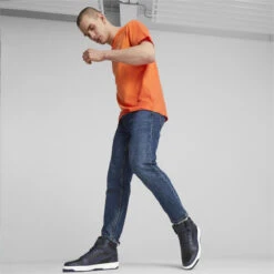 Sneakers Rebound PUMA Black Navy White Blue -Chaussures Boutique sneakers rebound puma black navy white blue 2