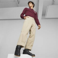 Sneakers Rebound PUMA Black Shadow Gray Gum Beige -Chaussures Boutique sneakers rebound puma black shadow gray gum beige 2