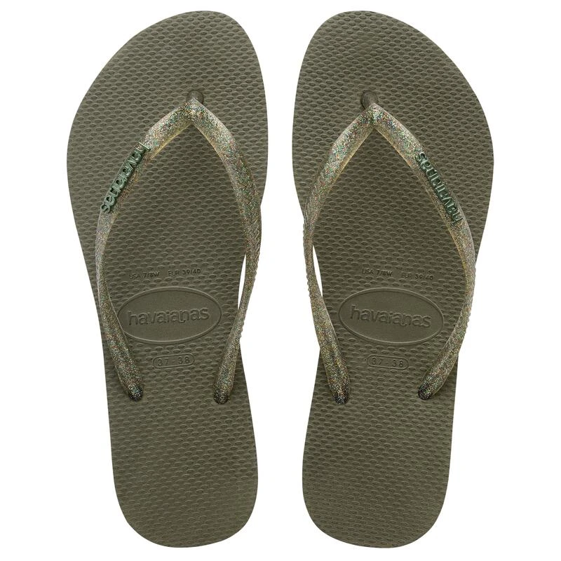 Tong à Enfiler Havaianas Slim Logo Metallic - Femme 3 Tong à Enfiler Havaianas Slim Logo Metallic - Femme