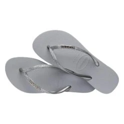 Tong à Enfiler Havaianas Slim Sparkle II - Femme -Chaussures Boutique tong a enfiler havaianas slim sparkle ii femme 3
