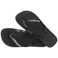 Tong Havaianas H.slim Brasil Logo - Femme -Chaussures Boutique tong havaianas hslim brasil logo femme 4