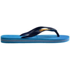 TONGS HOMME HAVAIANAS LOGO BLEU CLAIR -Chaussures Boutique tongs homme havaianas logo bleu clair 3