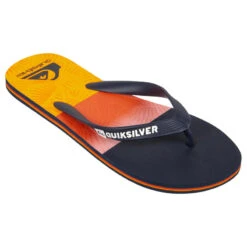 TONGS HOMME QUIKSILVER MOLOKAI ISLAND VIBES Bleu Orange Rouge