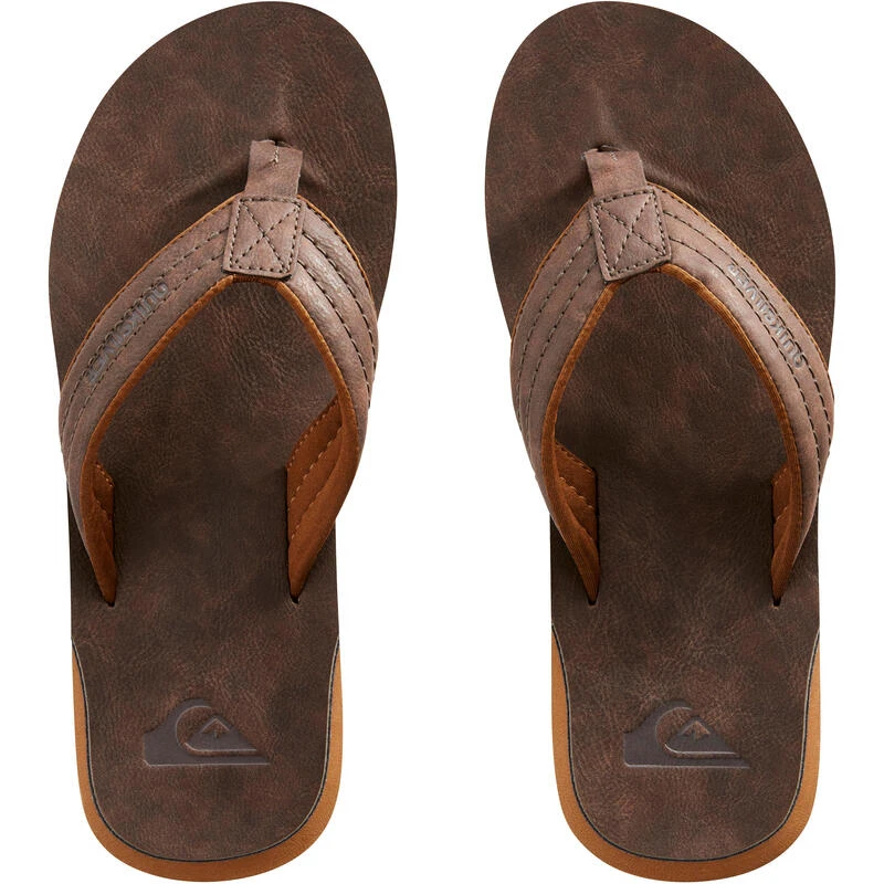 Tongs Quiksilver Carver Marron 4 Tongs Quiksilver Carver Marron – Image 2